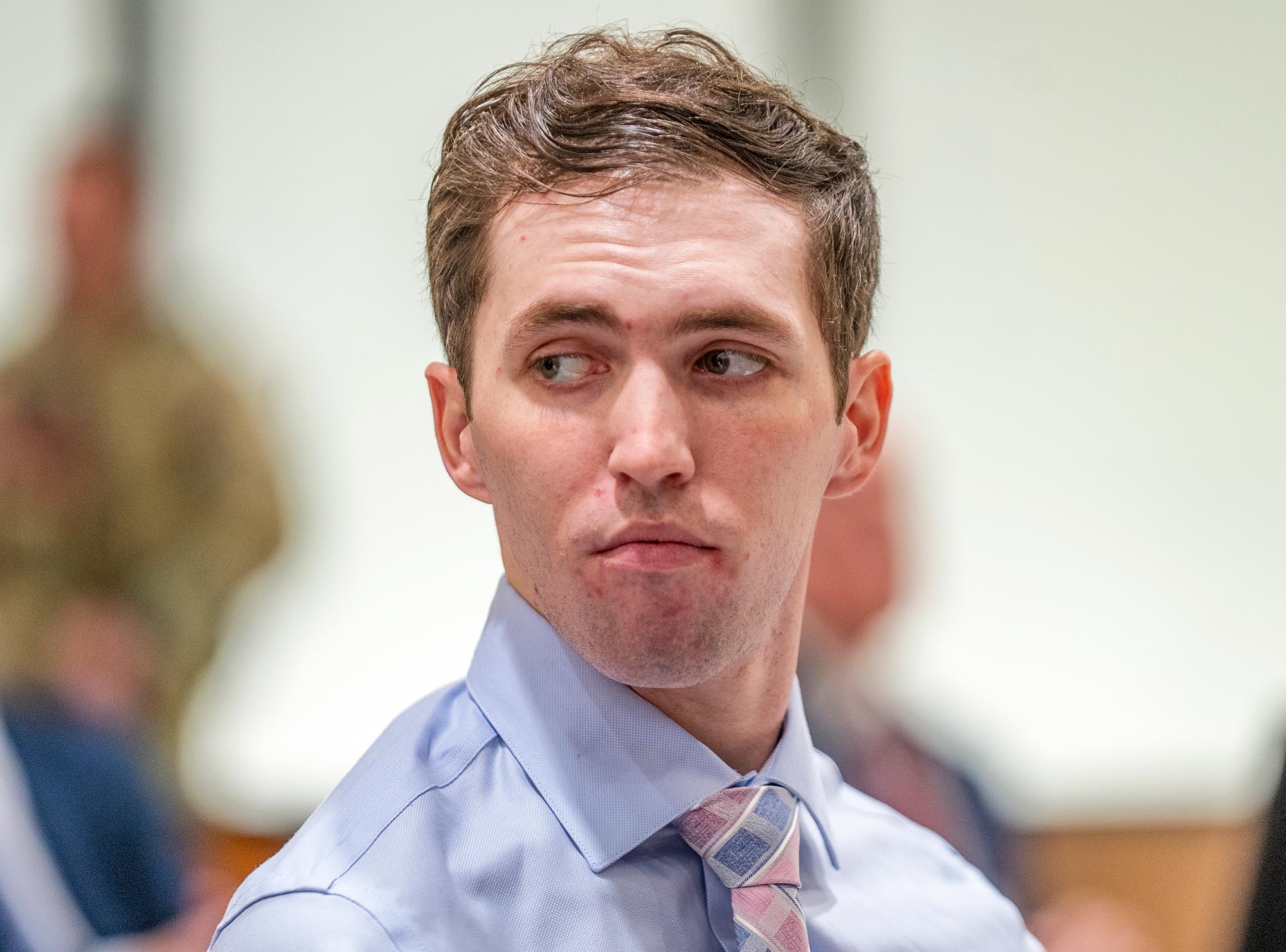 Tyler Robinson accused of fatally shooting Charlie Kirk appears during a hearing in Fourth District Court GettyImages 2250705889