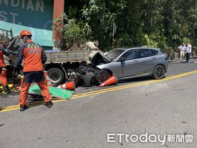 恐怖瞬間曝！新店BMW疑飆車競速　30歲工人揮汗工作慘死