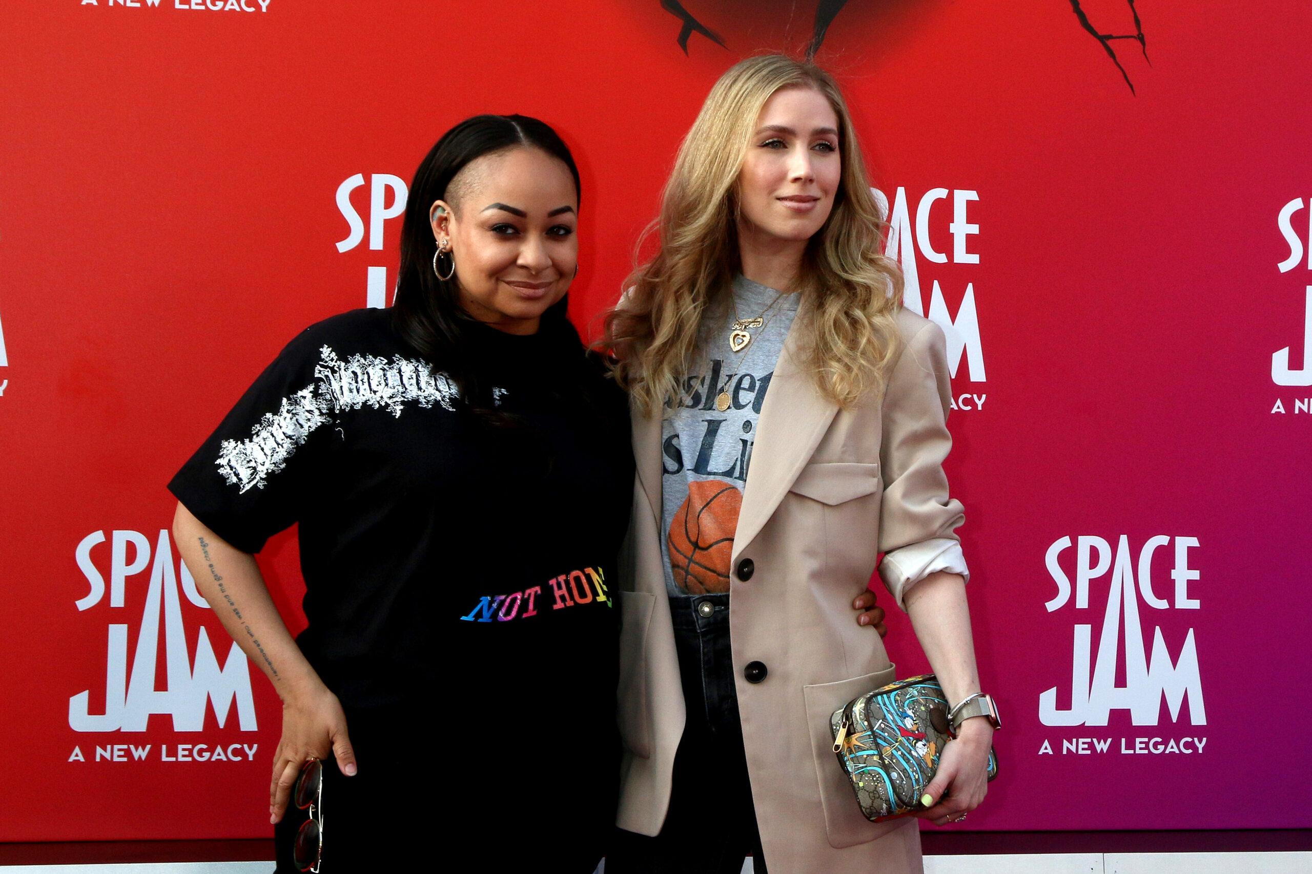 Raven-Symon&eacute; & Miranda Pearman-Maday at Space Jam: A New Legacy Premiere