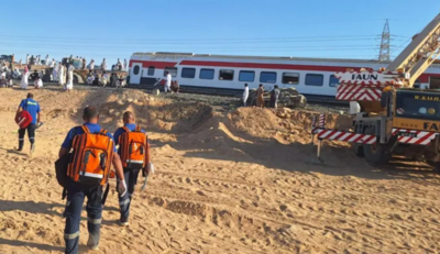 埃及重大鐵路意外　列車出軌「2車廂翻覆」3死103傷