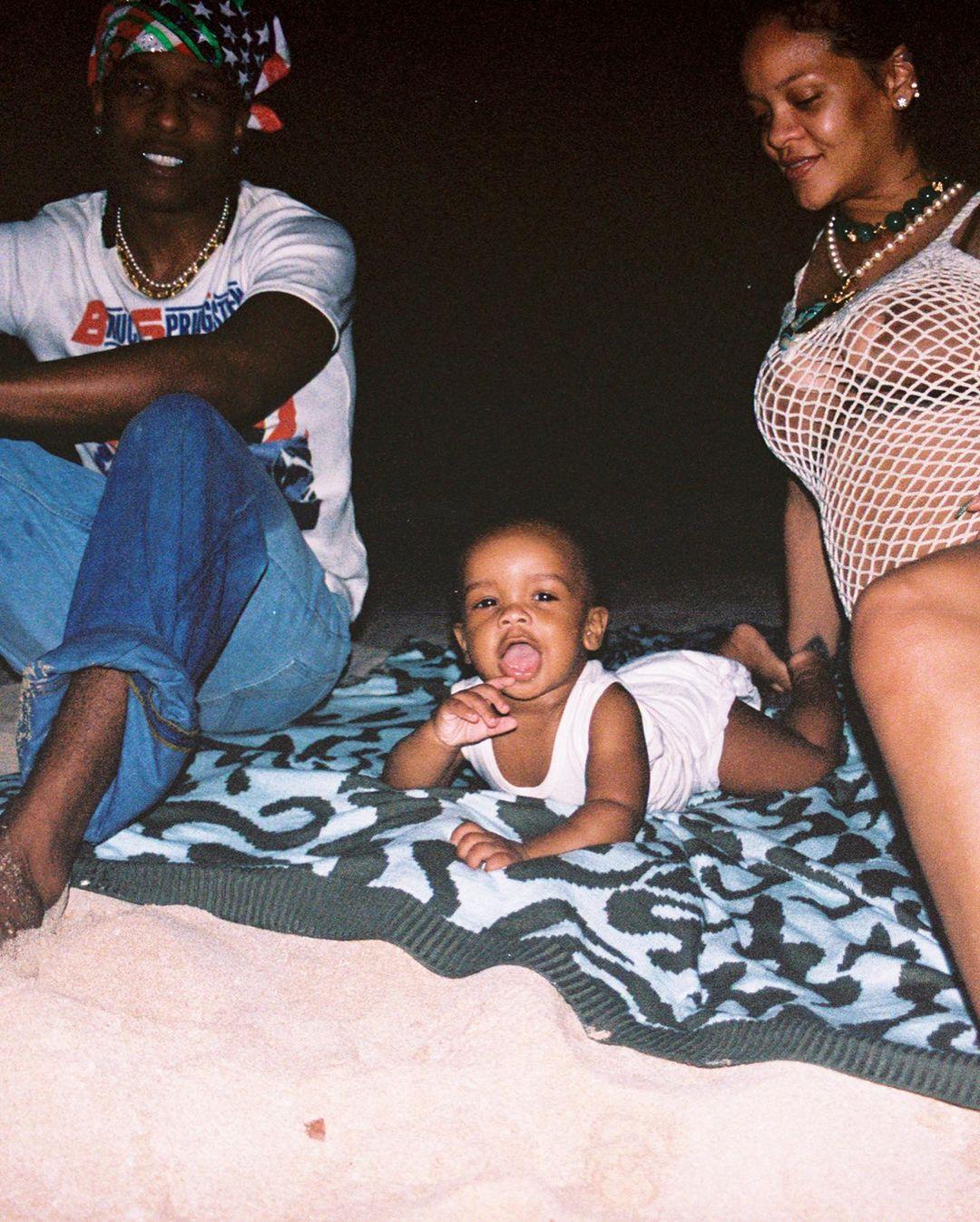 Rihanna And A$AP Rocky Celebrate Their Son RZA's First Birthday With Precious Candid Family Photos