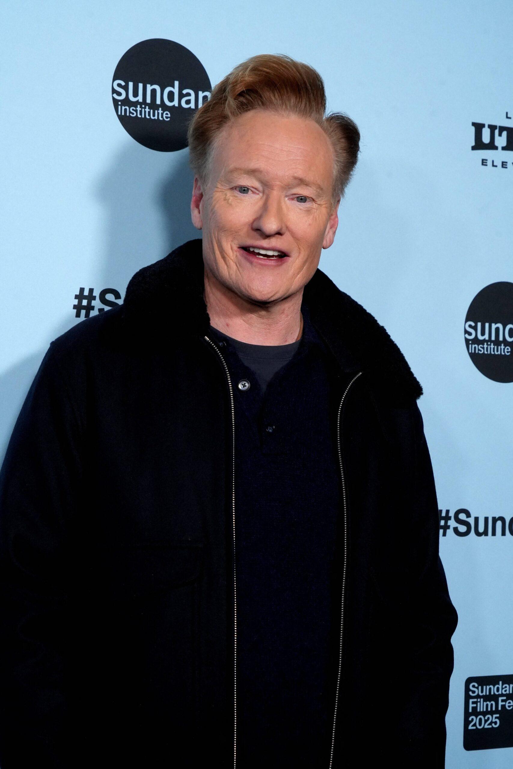Conan O'Brien at If I Had Legs I'd Kick You premiere at the Sundance Film Festival 2025,-Park City, Utah