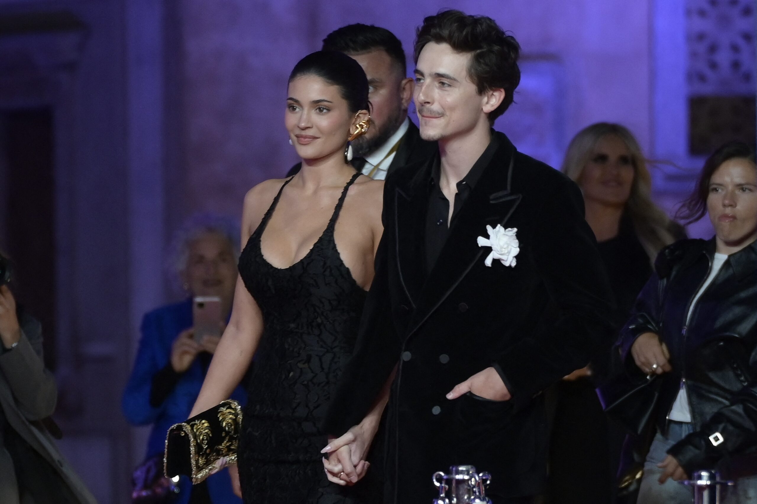 Timothee Chalamet And Kylie Jenner In Rome, Italy