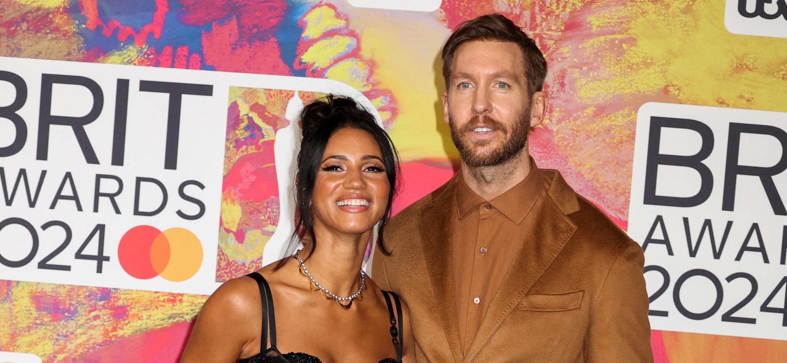Calvin Harris and his wife Vick Hope
