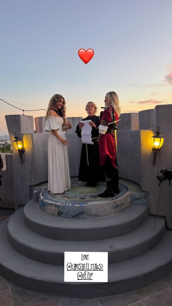 Chrishell Stause and G Flip Renew Vows in Medieval Ceremony