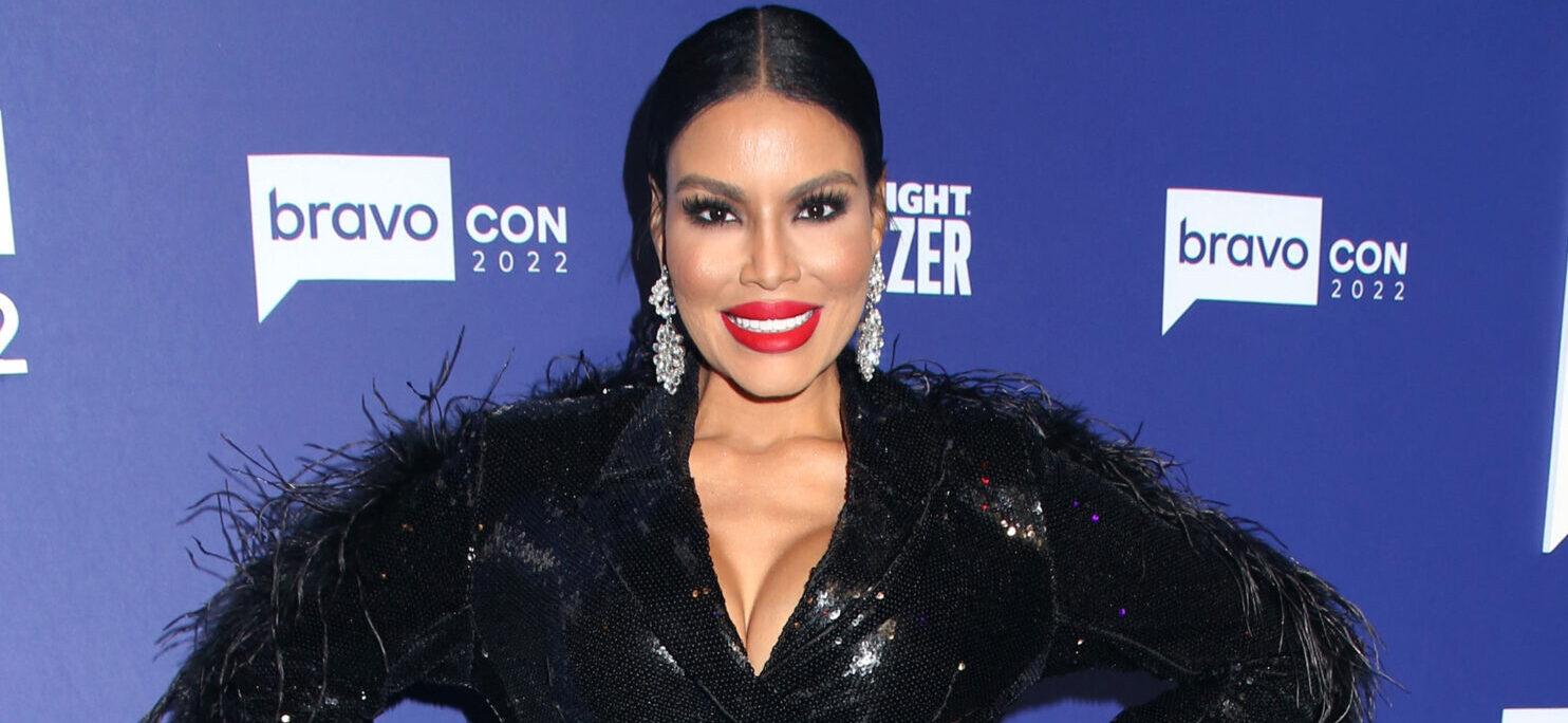 Mia Thornton attends Andy's Legends Ball Red Carpet at BravoCon