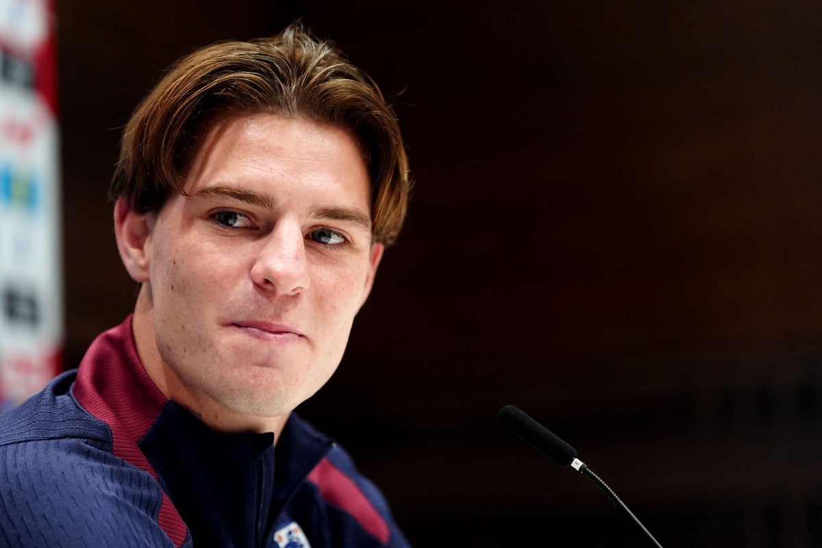 Bournemouth midfielder Alex Scott speaks to the media after his England call-up (Getty Images)