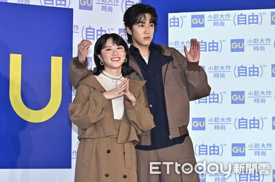 焦凡凡、婁峻碩首同台太閃！孕期開逛GU親子裝　曝曖昧期間互搭造型