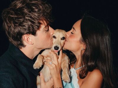 法拉利男神死會了　5克拉橢圓鑽戒套牢美嬌娘