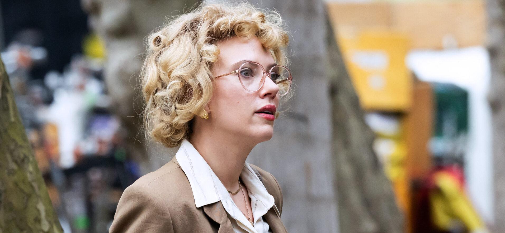 Scarlett Johansson On Location with 'Paper Tiger'