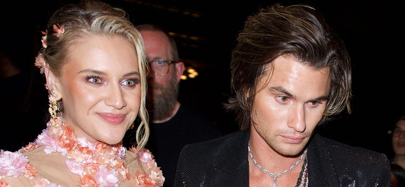 Kelsea Ballerini and Chase Stokes at the Met Gala afterparties in NYC