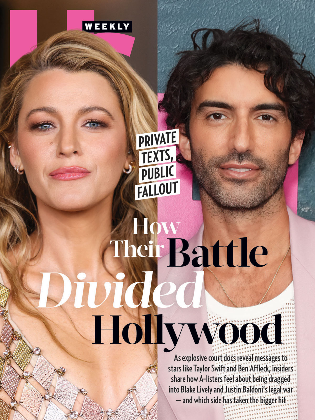 Blake Lively and Justin Baldoni 2607 Us Weekly Cover No Chip