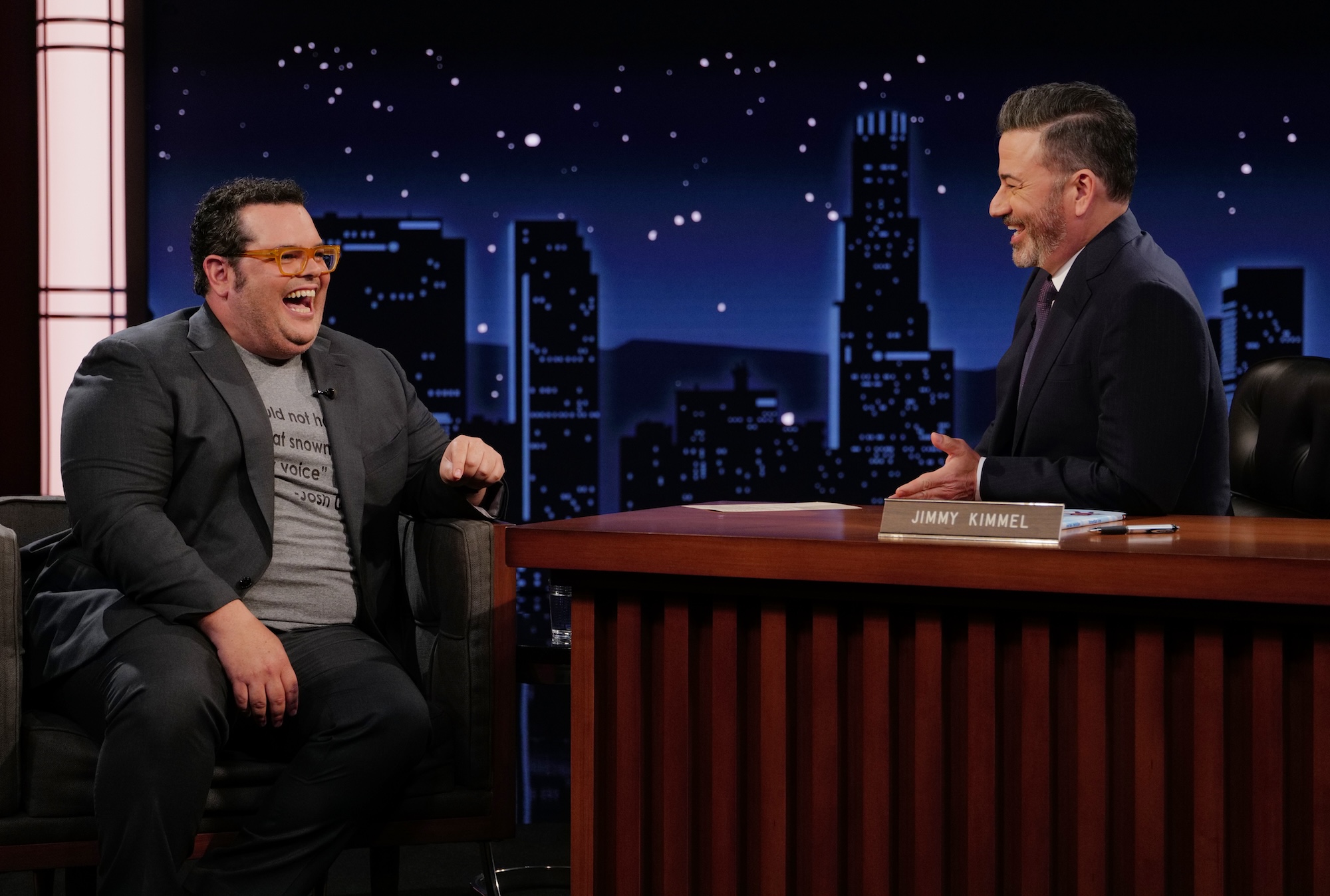 JOSH GAD, JIMMY KIMMEL