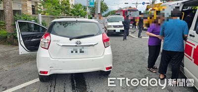 花蓮自小客暴衝！夫婦看病才下車就被撞1死1傷　現場恐怖畫面曝