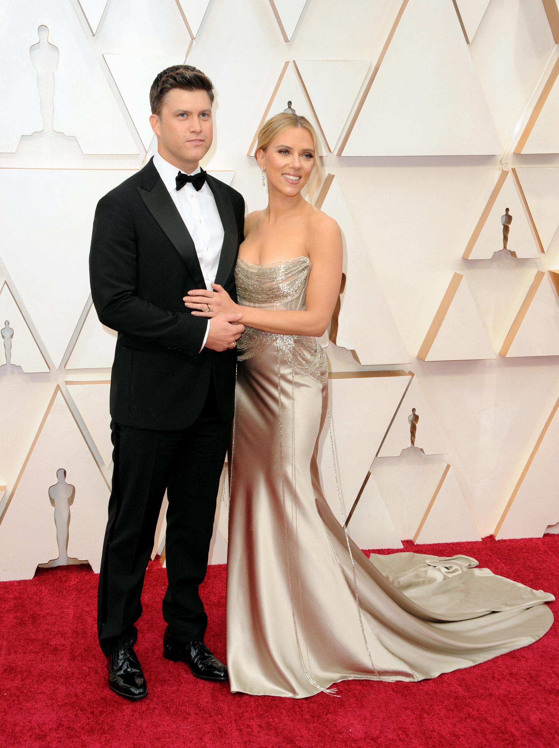 Scarlett Johansson and Colin Jost at 92nd Academy Awards