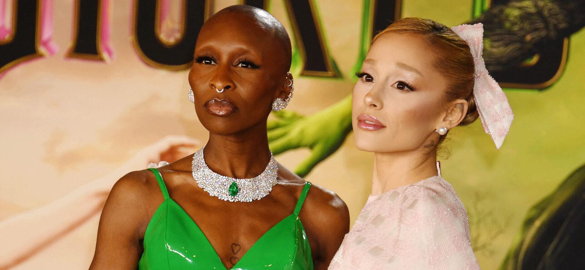 Cynthia Erivo and Ariana Grande at Los Angeles premiere of 'Wicked'