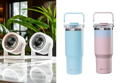 36度高溫必備「清涼小物」有感降價　手搖族最愛提提杯、冰晶風扇必收