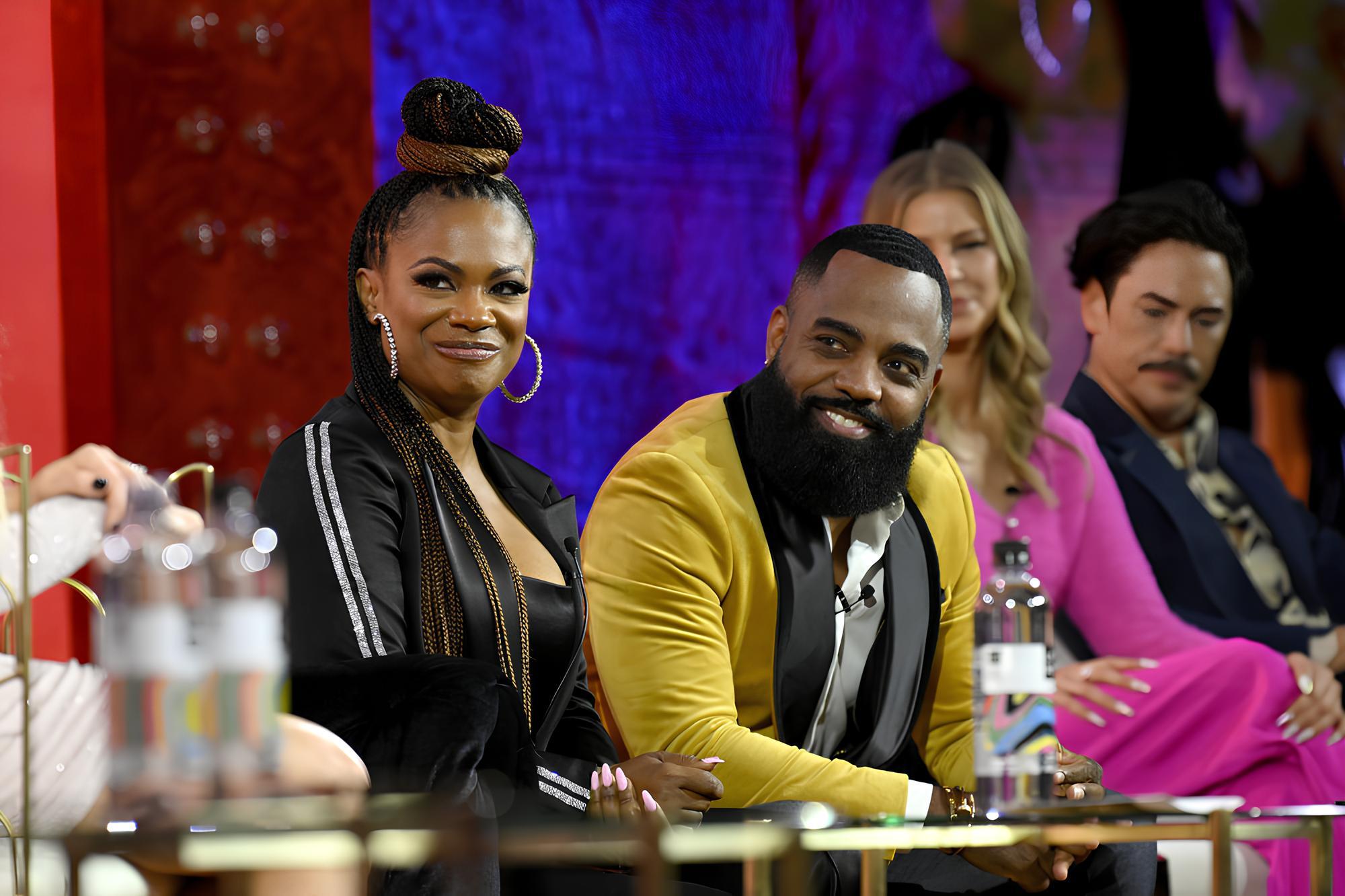 Kandi Burruss and Todd Tucker together at BravoCon 2023.