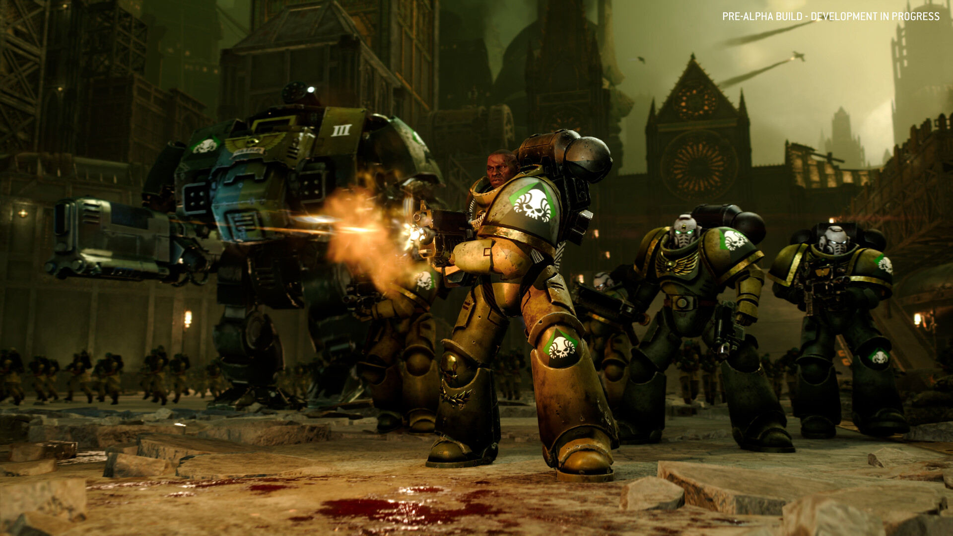 Space Marines shooting
