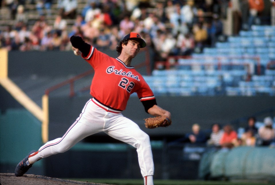 BALTIMORE, MD - CIRCA 1976: Pitcher Jim Palmer #22 of the Baltimore Orioles pitches during an Major League Baseball game circa 1976 at Memorial Stadium in Baltimore, Maryland. Palmer played for the Orioles from 1965-84. (Photo by Focus on Sport/Getty Images)