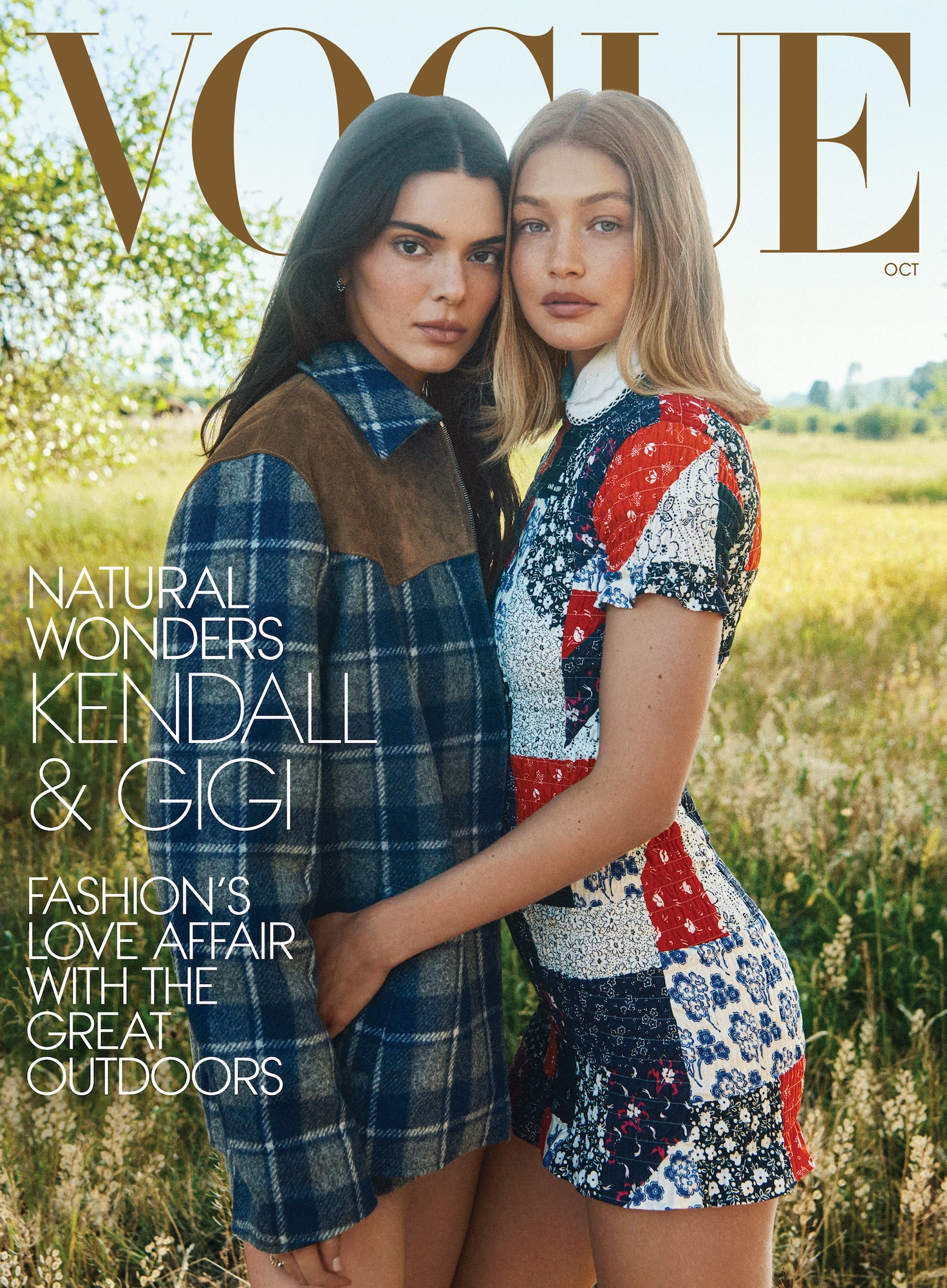 Kendall Jenner and Gigi Hadid Saddle Up for Glamorous Western-Themed 'Vogue' Cover Shoot