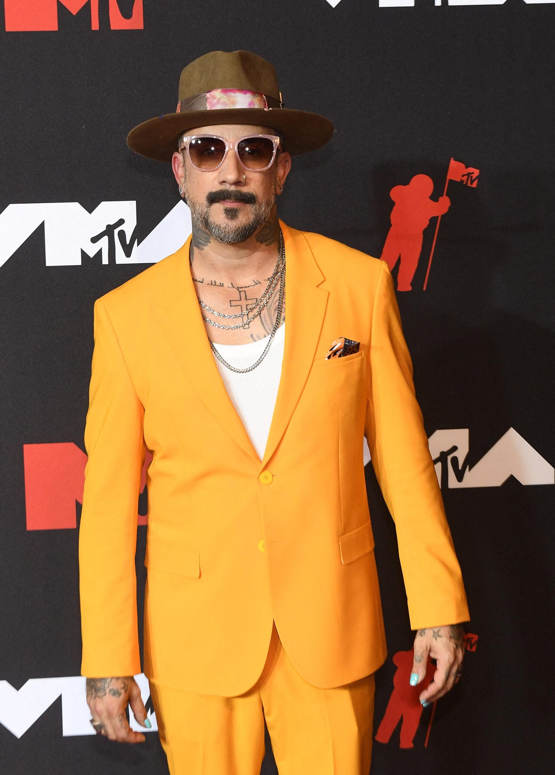 AJ McLean at the 2021 MTV Video Music Awards