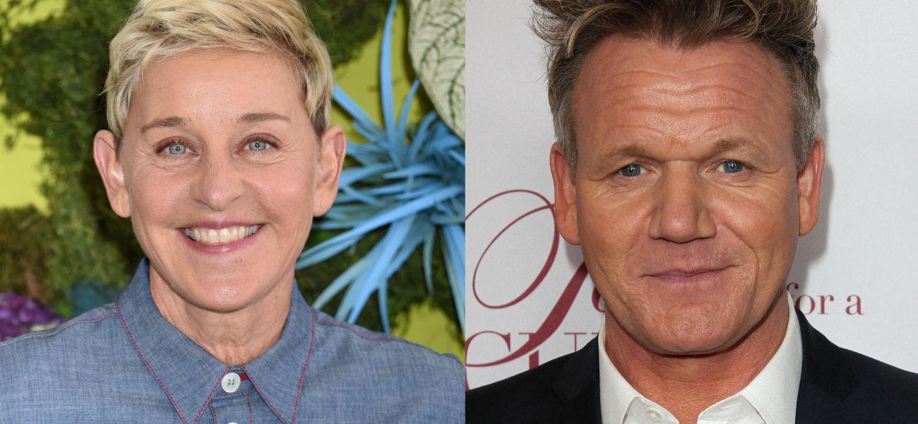 Ellen DeGeneres (left) Gordon Ramsey (right)