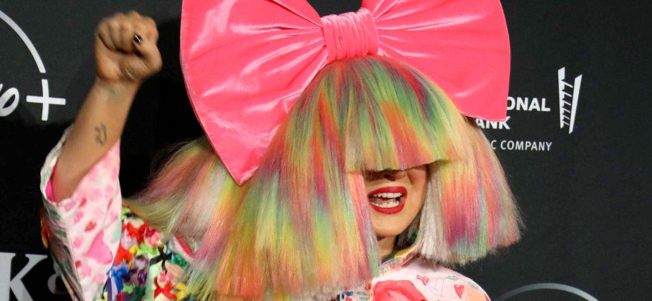 Singer Sia on the red carpet