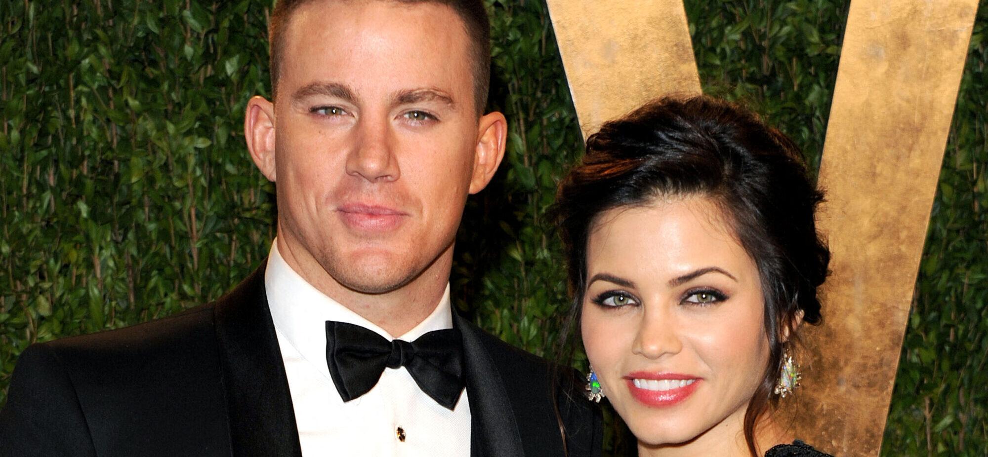 Channing Tatum and Jenna Dewan smiling