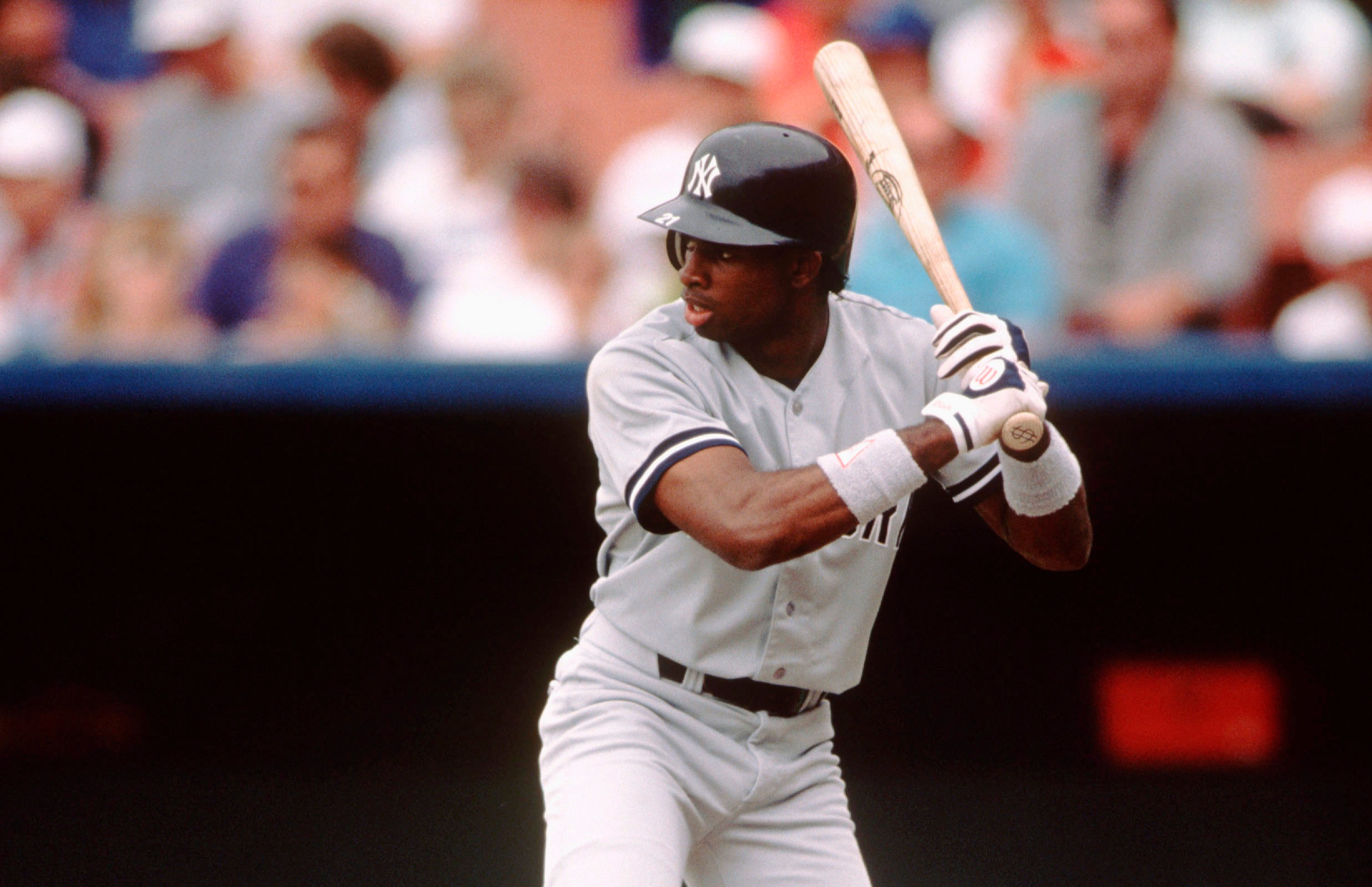 Sanders also played in the MLB for nine seasons, including with the New York Yankees