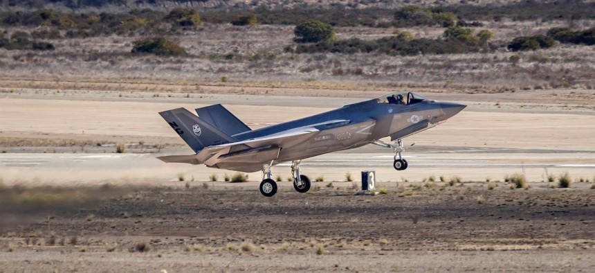 F-35战斗机 资料图 图源：美国&ldquo;防务一号&rdquo;网站