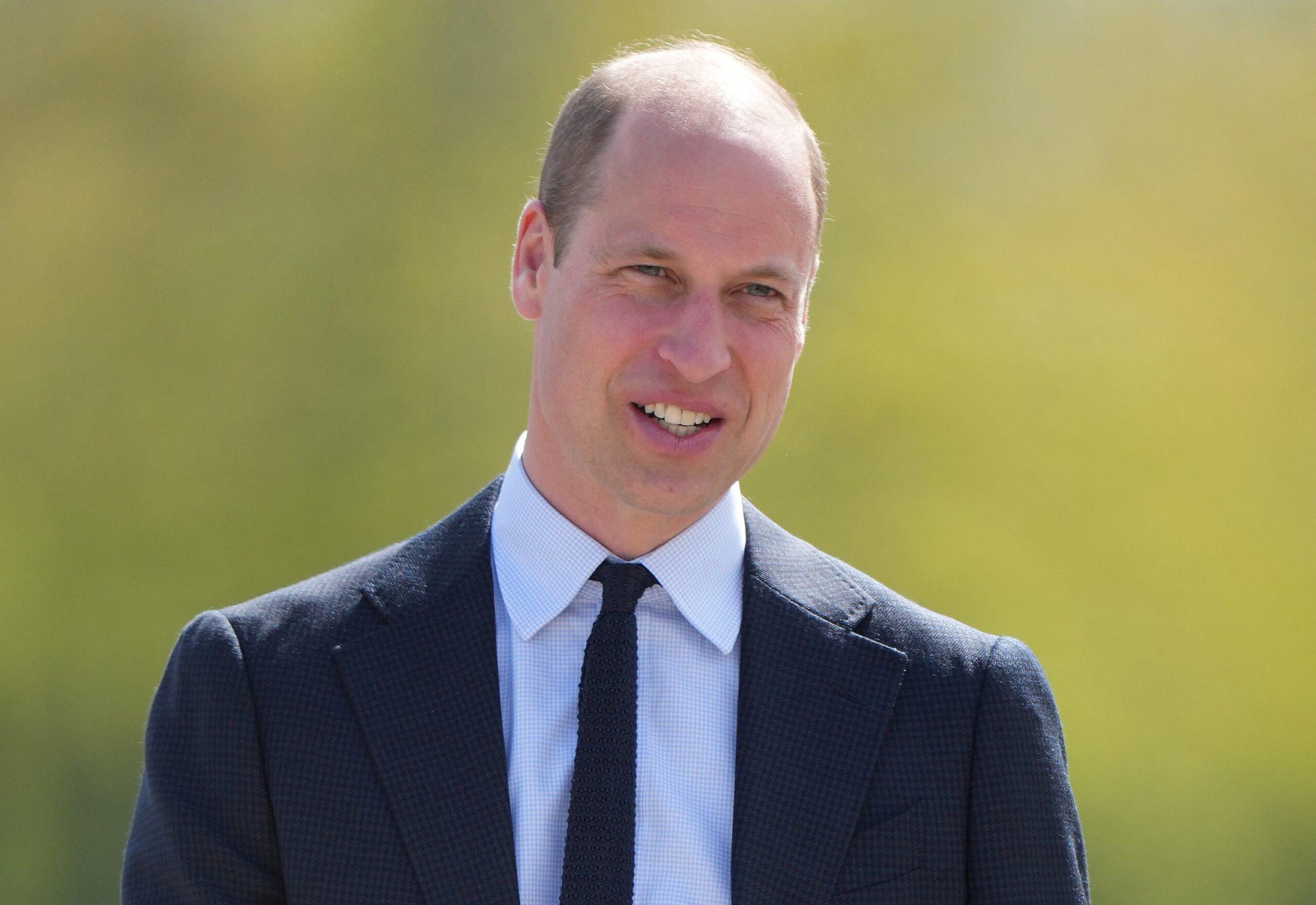 Prince William visits St. Michael's High School