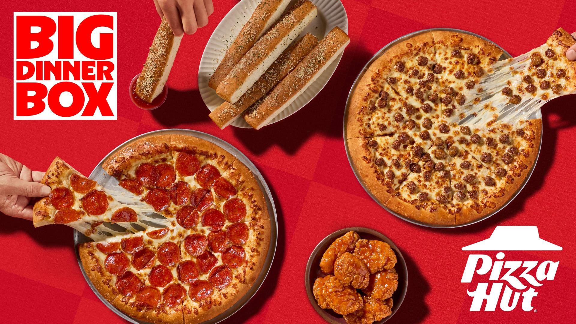 Pizza Hut's big dinner box
