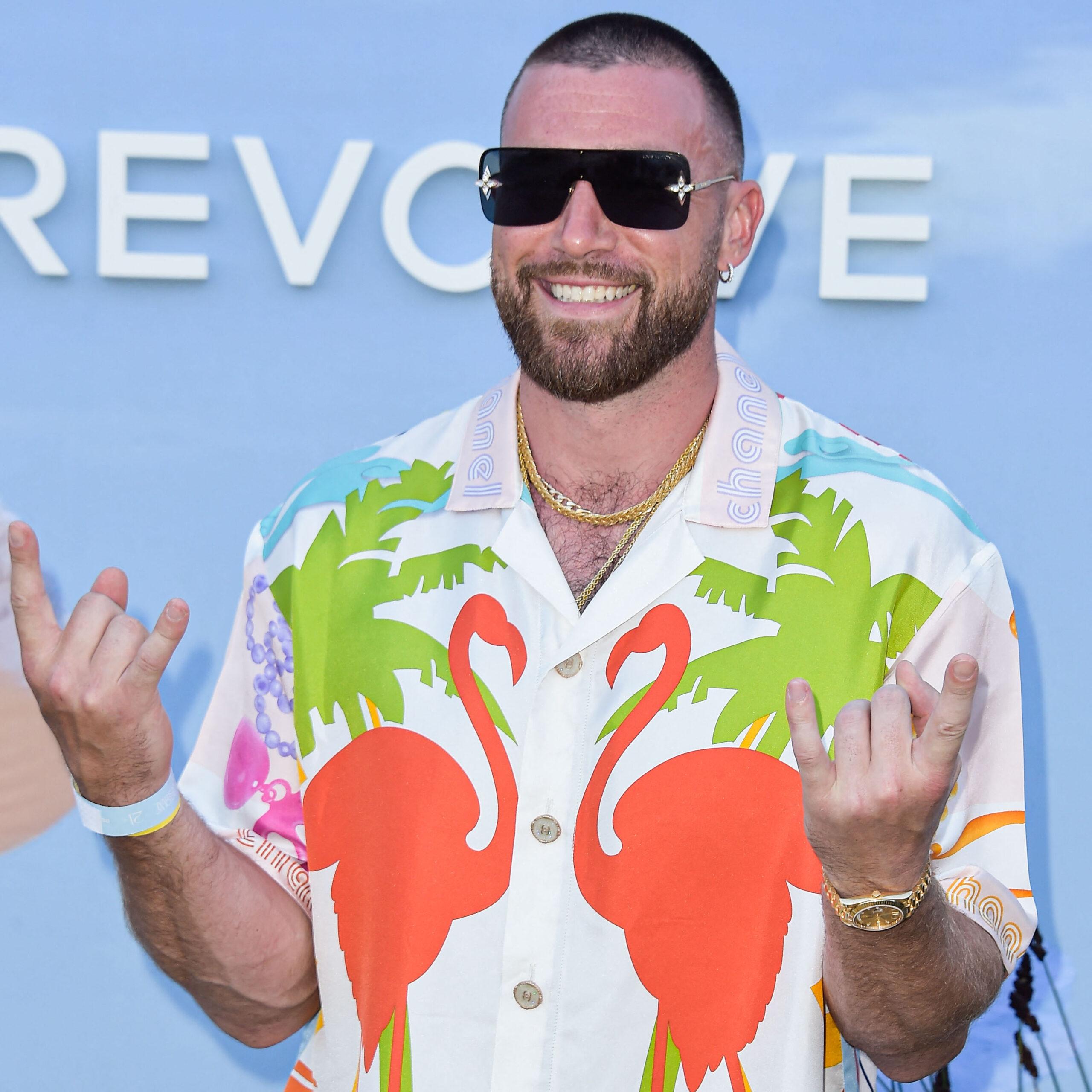 Travis Kelce at REVOLVE Festival 2023