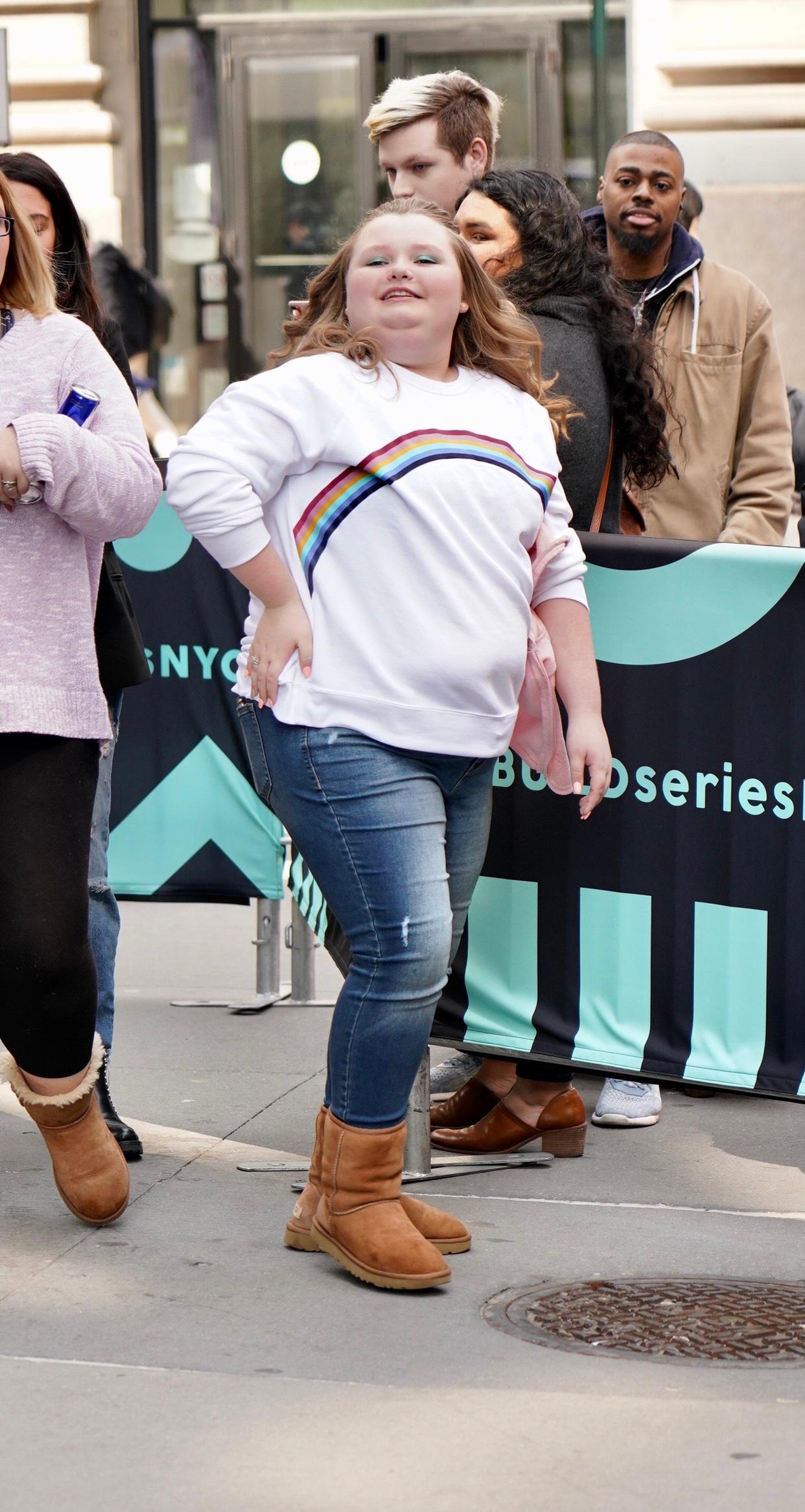 Alana "Honey Boo Boo" Thompson At Build Studios.