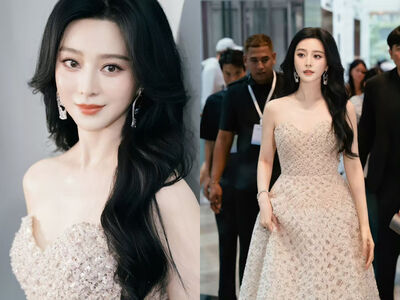 范冰冰奪金馬影后變人間仙女！穿「台灣設計」心型禮服亮相氣場封神