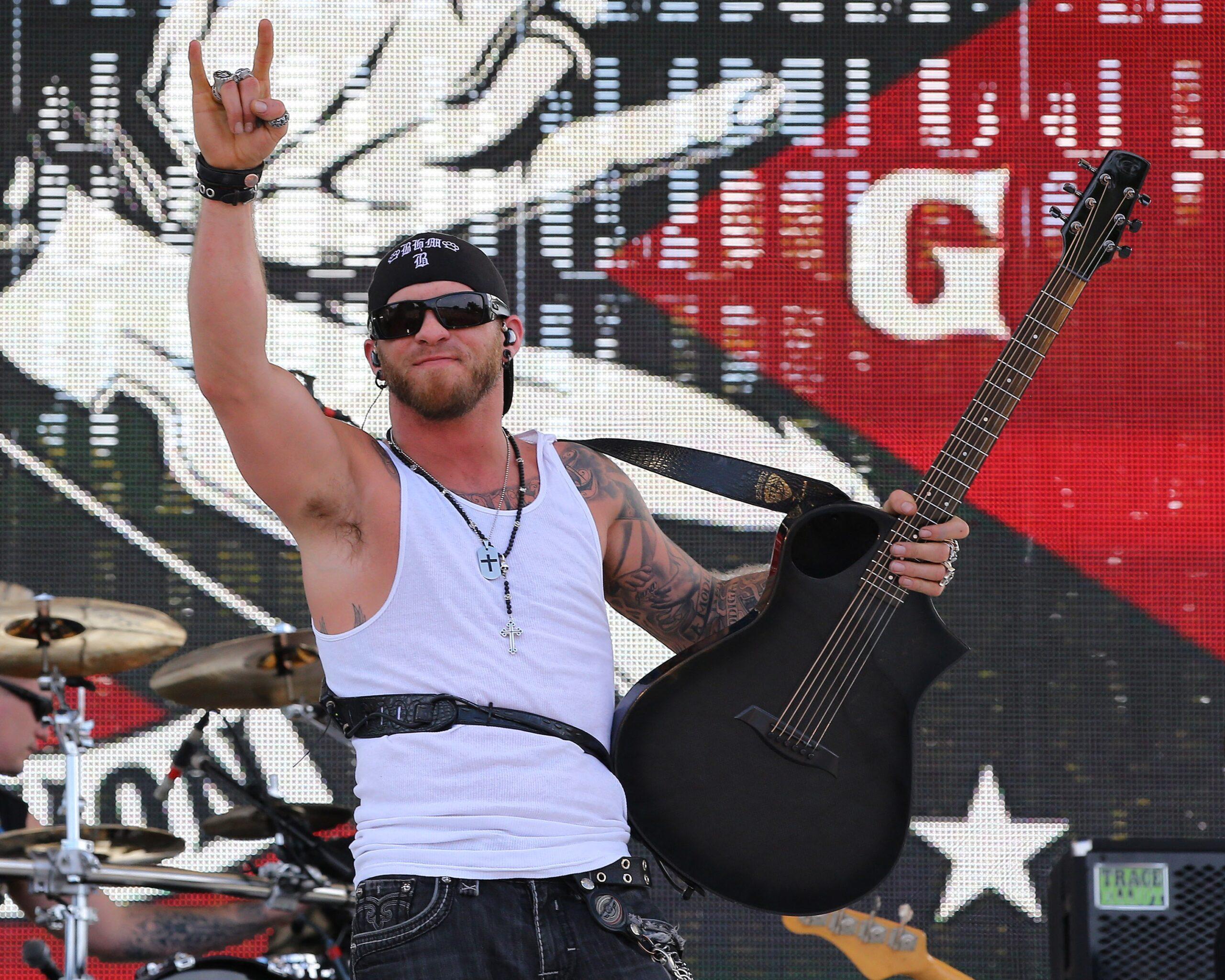 Brantley Gilbert performs at the 99.9 KISS Country Chili Cookoff in Pembroke Pines, FL