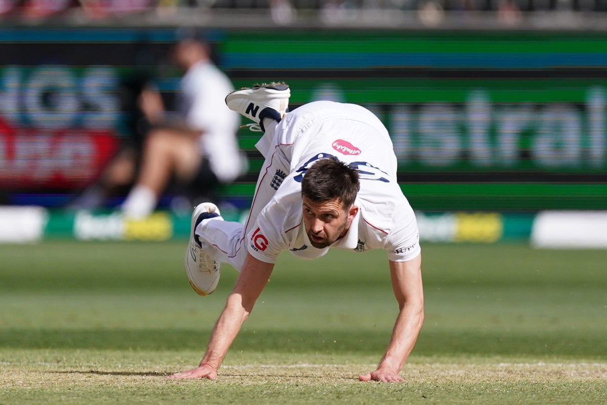 Mark Wood bowled 11 overs during the first Ashes Test in Perth (Robbie Stephenson/PA) (PA Wire)