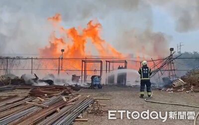 快訊／桃機第三航廈附近火警！烈焰黑煙沖天　消防緊急灌救中