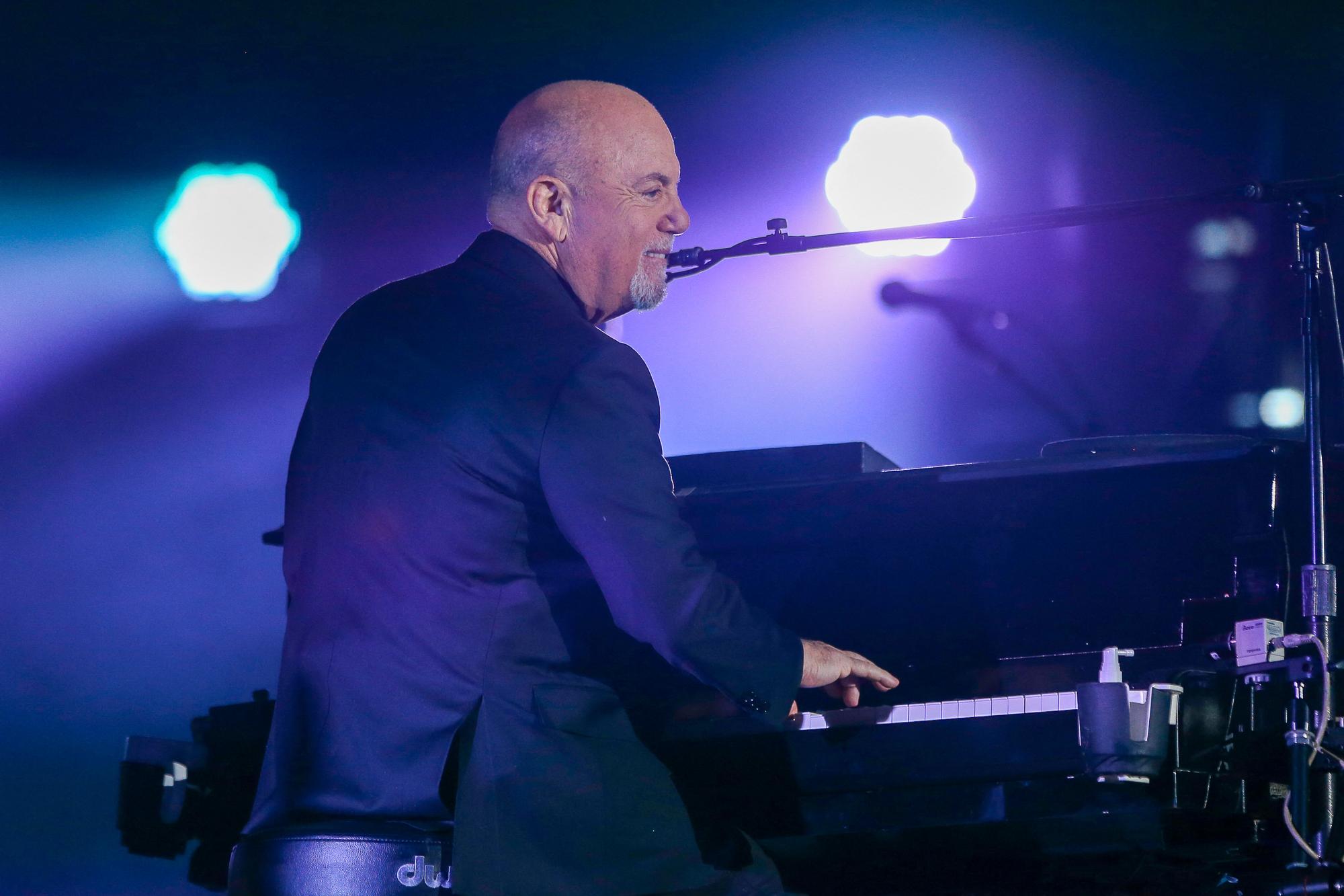 Billy Joel Performs in Concert in Las Vegas