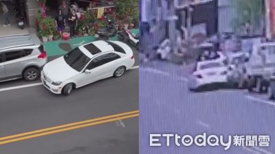 南投賓士女狂撞14車肇逃！路人尖叫畫面曝　她辯服藥精神不佳