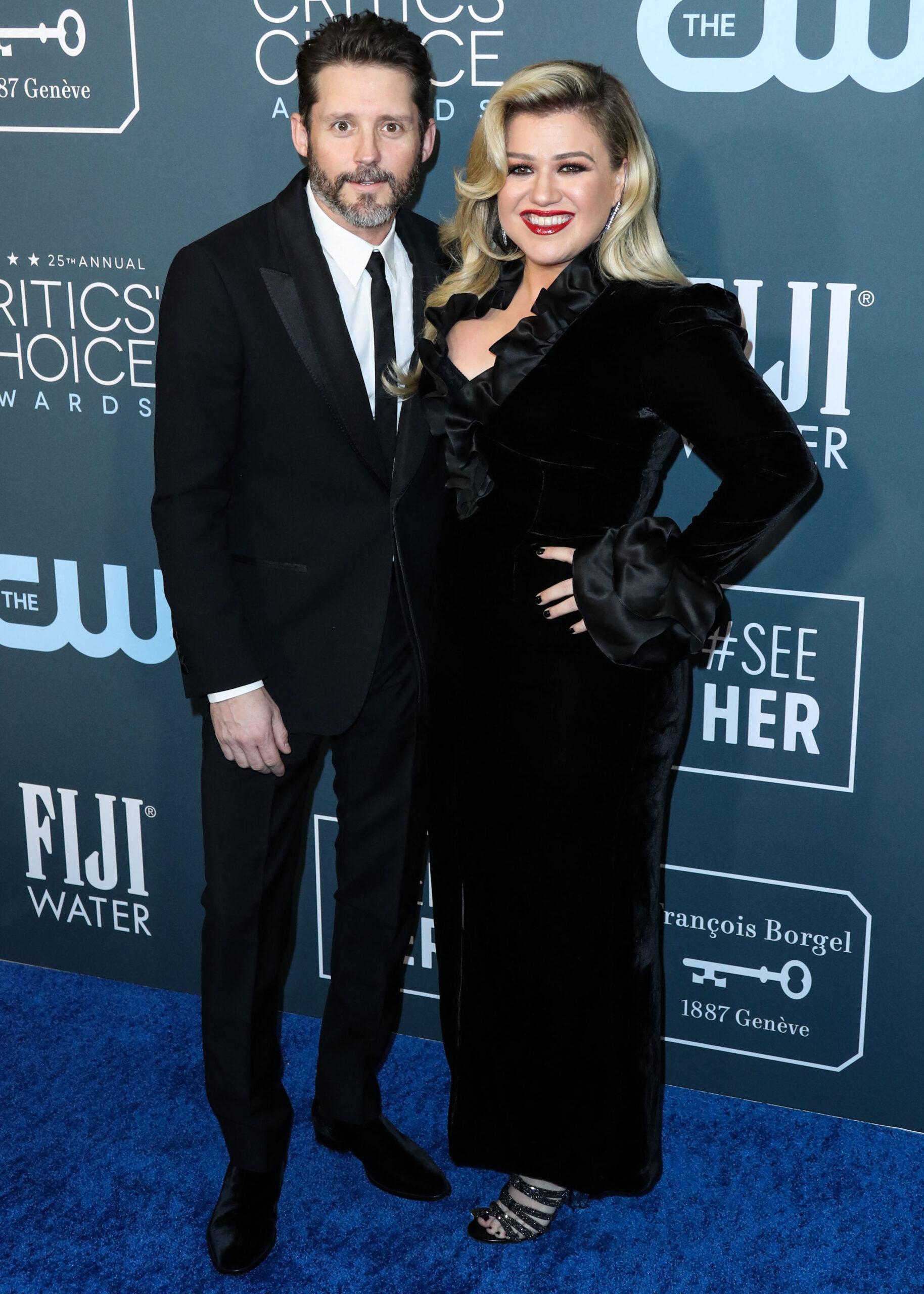 Kelly Clarkson and Brandon Blackstock at 25th Annual Critics' Choice Awards