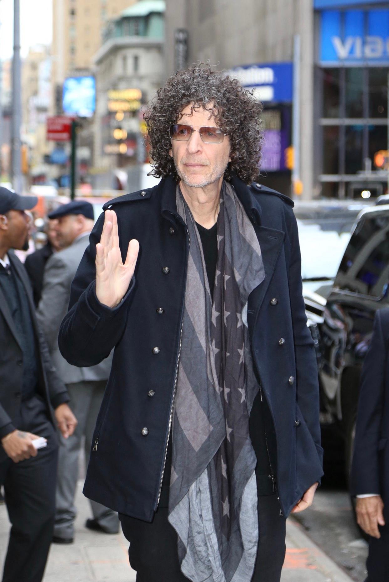 Howard Stern at Good Morning America.