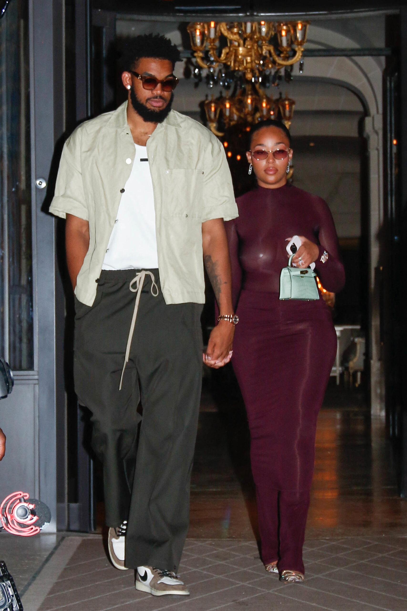 Jordyn Woods and Karl-Anthony Towns.