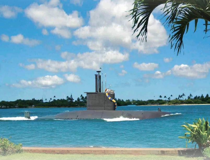 图中是2004年参演的“张保皋”号,虽然这类演习的设定条件往往对常规潜艇更有利,使得这类演习的目的更多是为了锻炼水面舰队对潜艇的反制,但“环太平洋”的确加速了韩国海军常规潜艇部队的战斗力进程,也让美国海军太平洋舰队增加了与常规潜艇对抗的经验