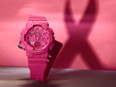 G-SHOCK響應乳癌防治　粉紅絲帶色調錶款獻愛