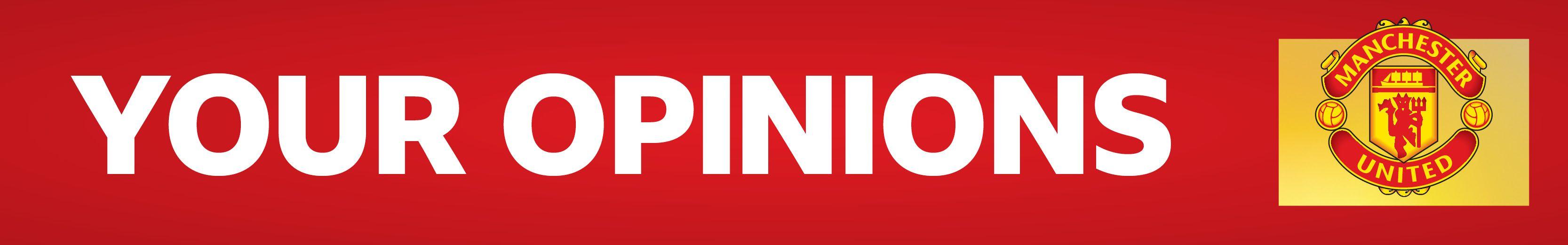 Your Manchester United opinions banner