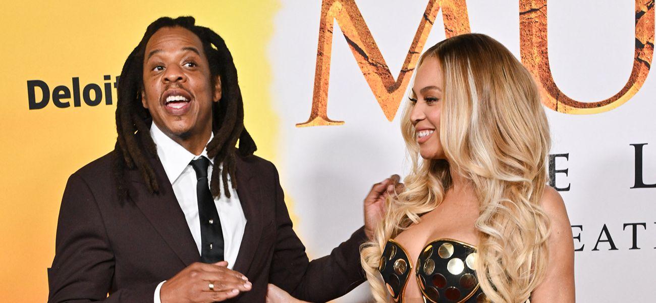 Jay-Z and Beyonc&eacute; on the red carpet