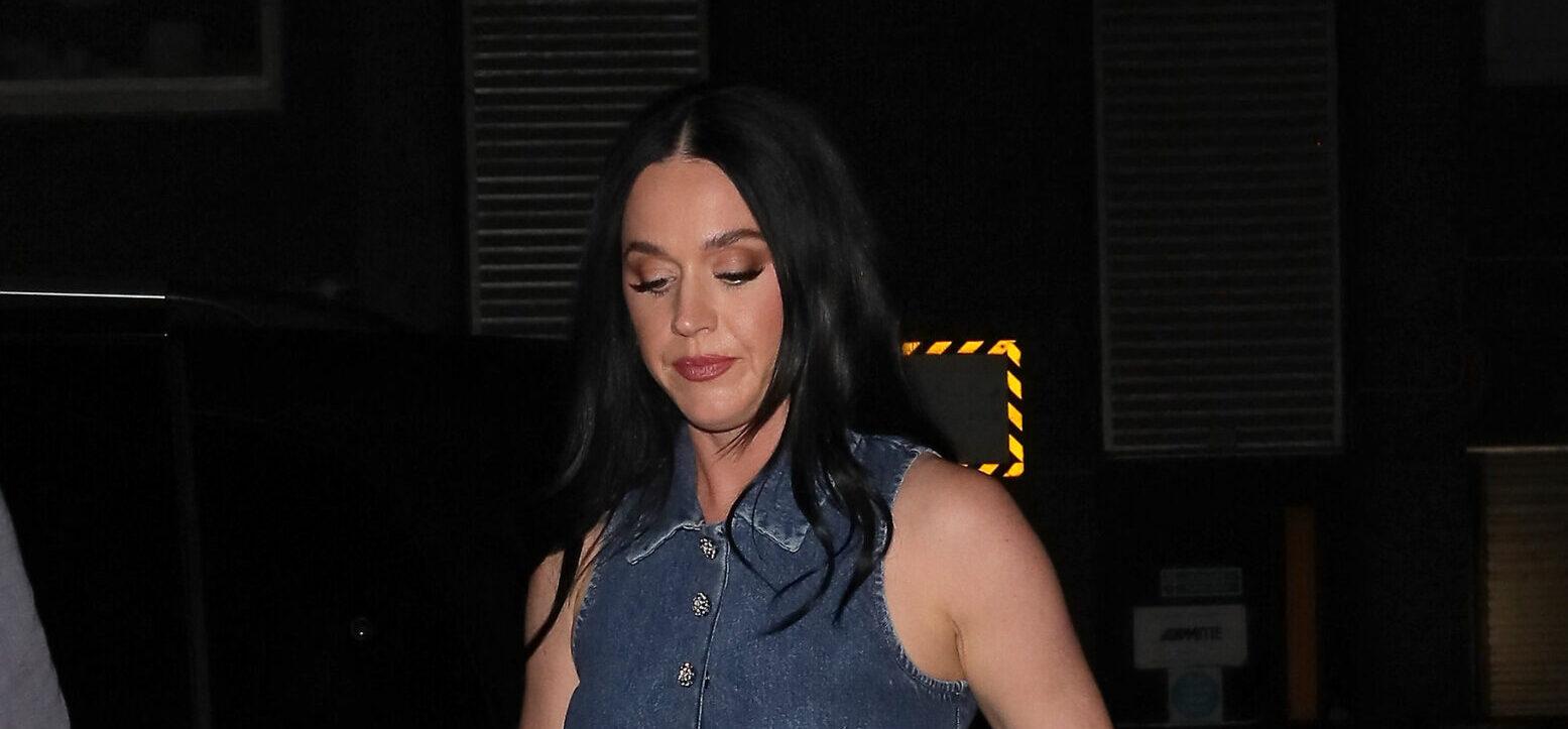 Katy Perry departs the Vogue x Self Portrait party held at the Chiltern Firehouse