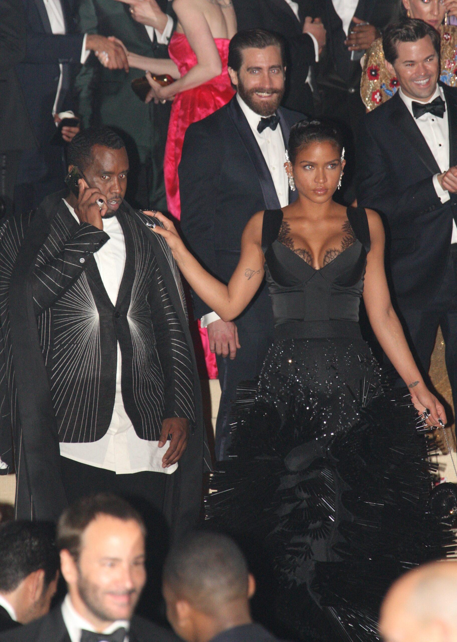 Diddy and Cassie at the 2017 Met Gala